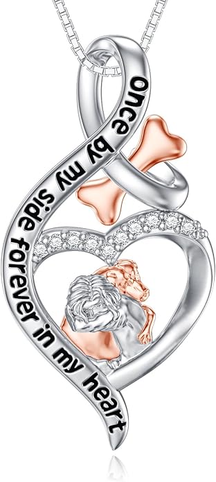 925 Sterling Sliver Yorkshire/Corgi/Labrador/Pug/Bulldog/Paw Print/Cross Necklace Cute Puppy Dog Necklace Jewelry Birthday Gifts for Women Girls Dog Lovers