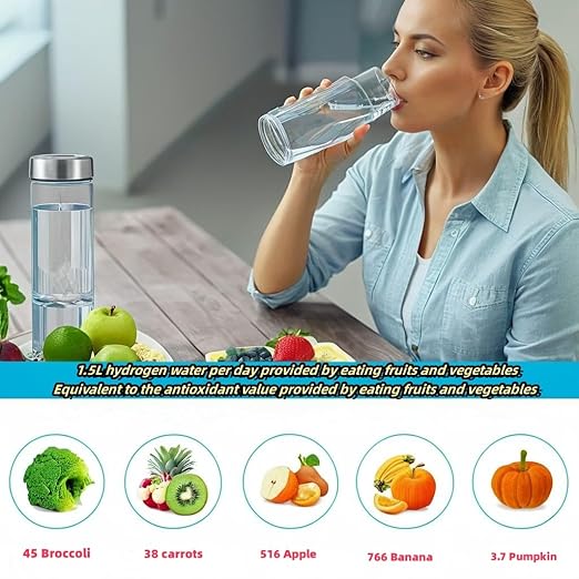 Hydrogen Water Bottle - Portable Generator for Refreshing and Healthful Hydration-Hydrogen Water Bottle Generator