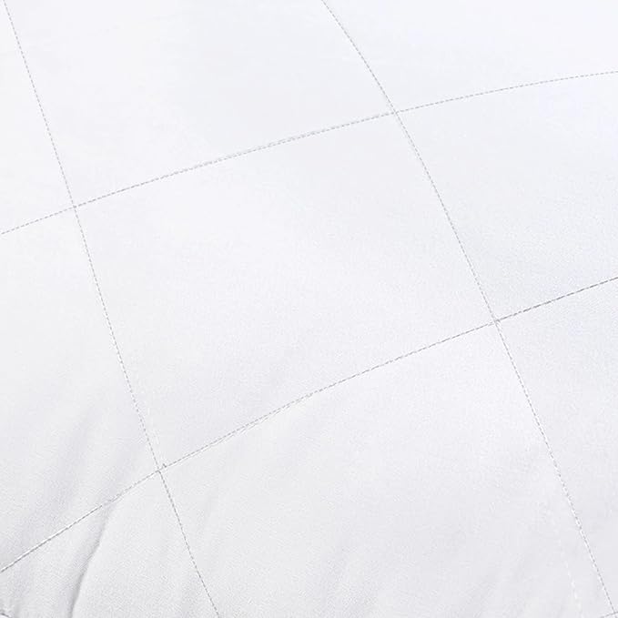 inhand Goose Down Feather Pillows Queen Size, Hotel Bed Pillows for Sleeping Soft and Supportive Rhomboid Pillows for Side and Back Sleepers- 1 Pack, White
