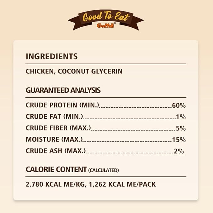 Gootoe Soft Chicken Knots 1 lb, Dog Treats, All Natural, Grain-Free, High-Protein, Healthy & Easily Digestible, Soft Texture, Resealable