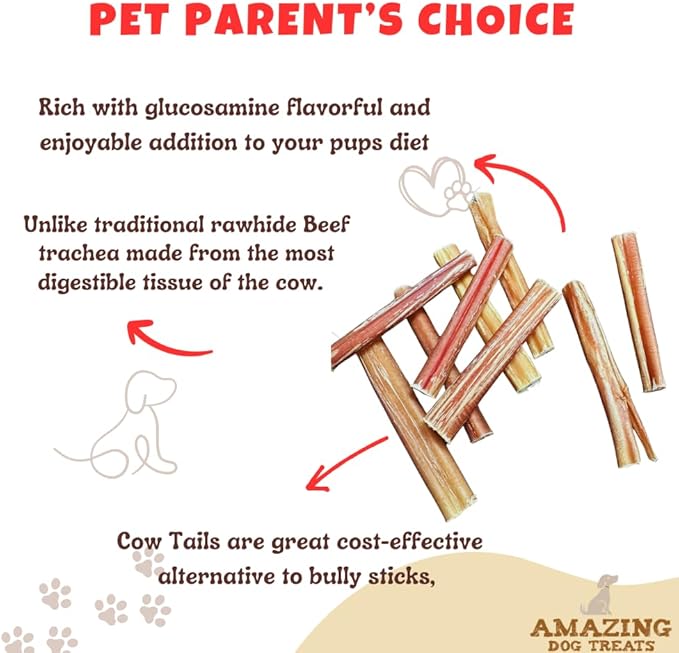 Amazing Dog Treats - 4-6 Inch Variety Bully Sticks (10 oz) - All Natural Rawhide Alternative - Long Lasting Dog Treats - No Hide Dog Chew- 100% Beef - Promotes Canine Dental Health