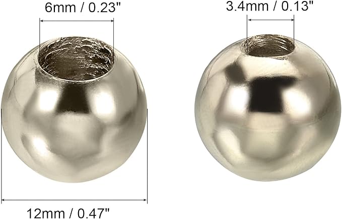 MECCANIXITY Pull Cord Tassels Window Blind Extender Chain Drop Knobs Ball Pull Ends Silver Tone, for Curtain Blinds Shades Light Ceiling Fan Switch, Pack of 4