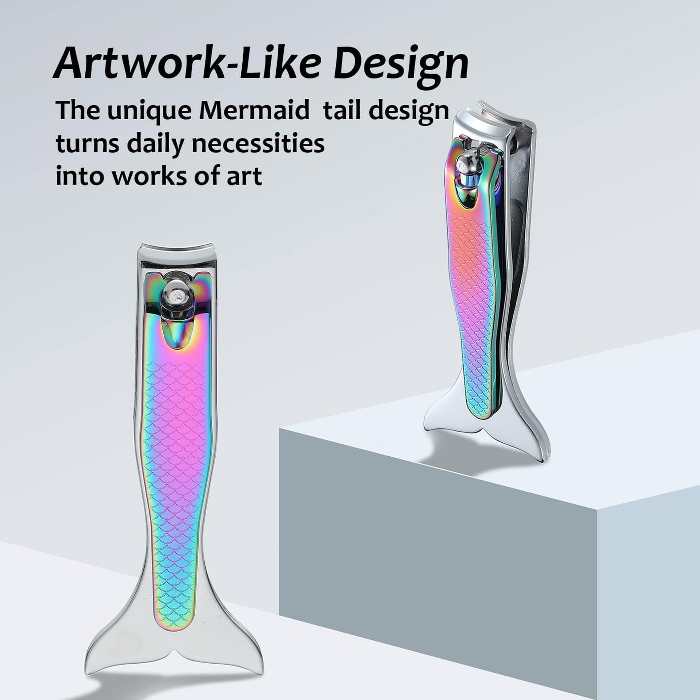 Mermaid Nail Clipper Set, Gifts for Girls and Women, Unique Gifts for Christmas, Stocking Stuffers, Birthdays