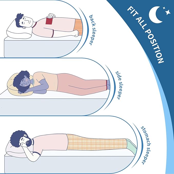 Queen Size Bed Pillows Set of 2 - Premium Down Alternative Cooling Pillows for Side, Back, and Stomach Sleepers Hotel Quality Breathable Skin-Friendly,20 x 30 Inches