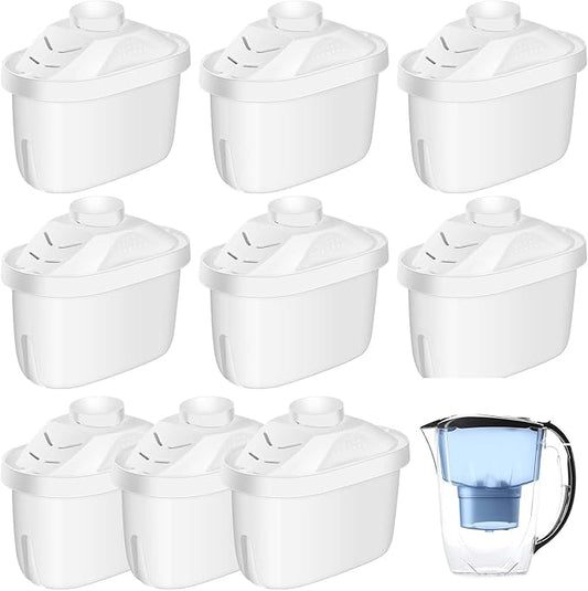 Alkaline Water Filter Replacement Alkaline Water Filter Cartridge Water Filters for Drinking Water Filter Kettle,improve Alkaline(9 Pcs)