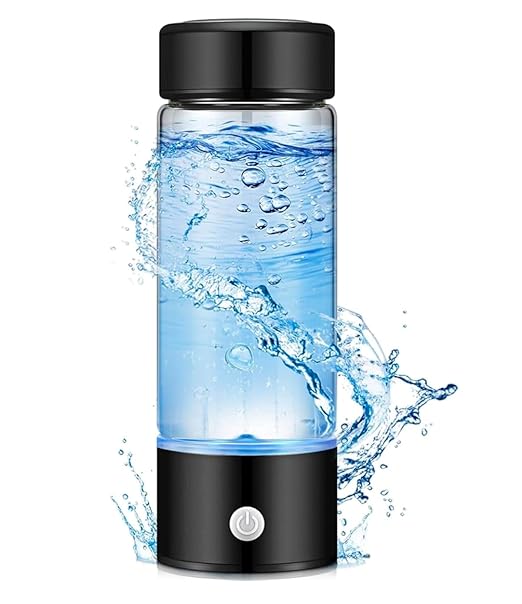 Hydrogen Water Bottle Generator (2024). Great for Home, Office, Travel and Daily Drinking Using SPE PEM Technology Water Ionizer