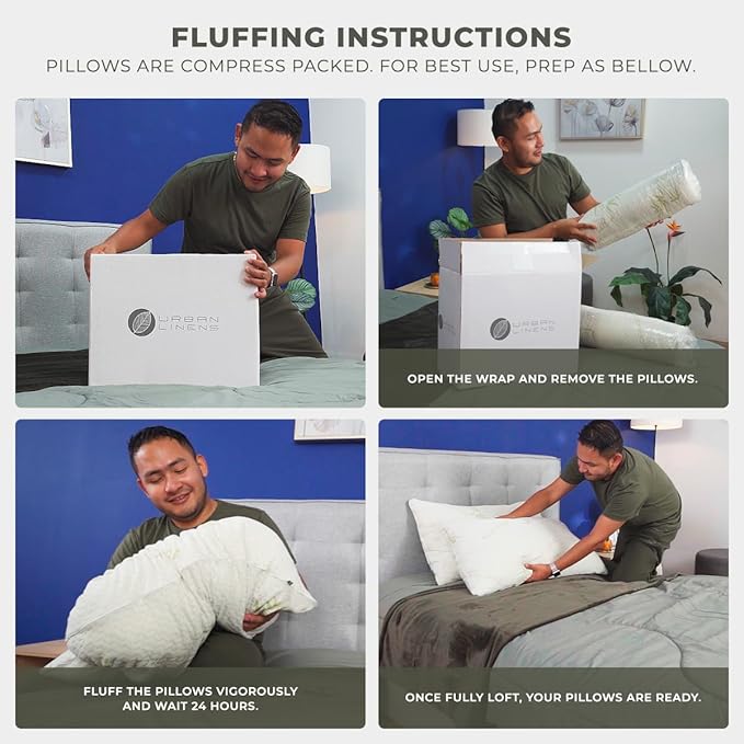 Adjustable Pillow (King (U.S. Standard) Bed Pillow for Sleeping, Cooling Shredded Memory Foam, Adjustable to Soft - Firm, Removable and Washable Cover, Pillow for Back Or Side Sleepers