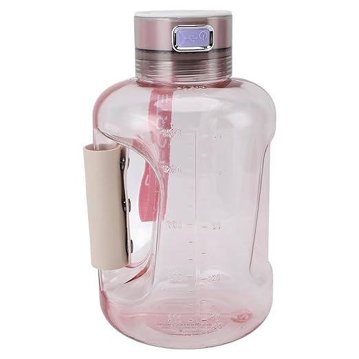 Hydrogen Water Bottle, Portable Leakproof Hydrogen Rich Water Generator, Rechargeable Sports Kettle for Family Fitness Office Travel Daily, 1.5L (Roseate)