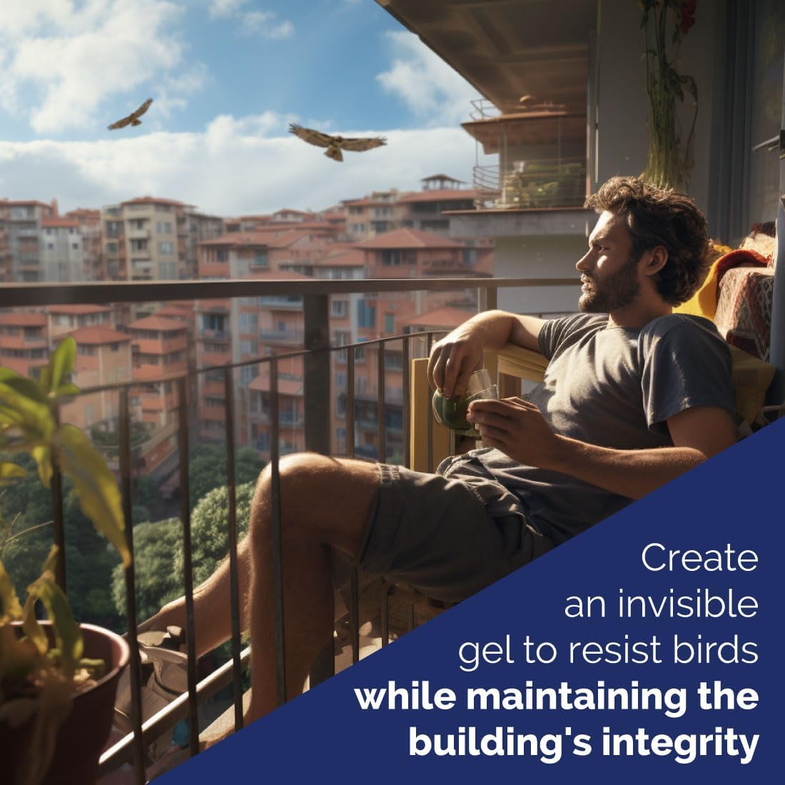 Bird-X Bird Proof Gel, Sticky and Transparent Clear Gel, Long-Lasting and Easy to Use, Covers 10 Linear feet, 10 fl. oz., Pack of 1