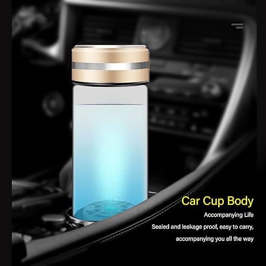 Hydrogen Water Bottle, 300ML USB Hydrogen Water Bottle Generator, 3Min Quick Electrolysis, Portable Water Ionizer Machine, for Travel Exercise Daily Drink