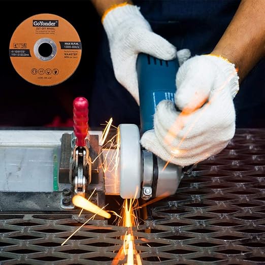 25 Pack 4.5" Cutting Wheel for Metal,Stainless Steel,4-1/2" x 0.045 x 7/8 Ultra Thin Cut-Off Wheel for Angle Grinders by GoYonder