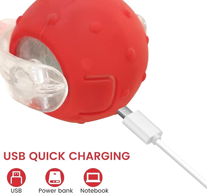 Interactive Cat Toys Ball for Indoor Cats Fast Rolling on Carpet，Colorful Plastic Spring Cat Toys 5Suit ，Automatic Kitten Toys for Bored Indoor Adult Cats，Motion Activated