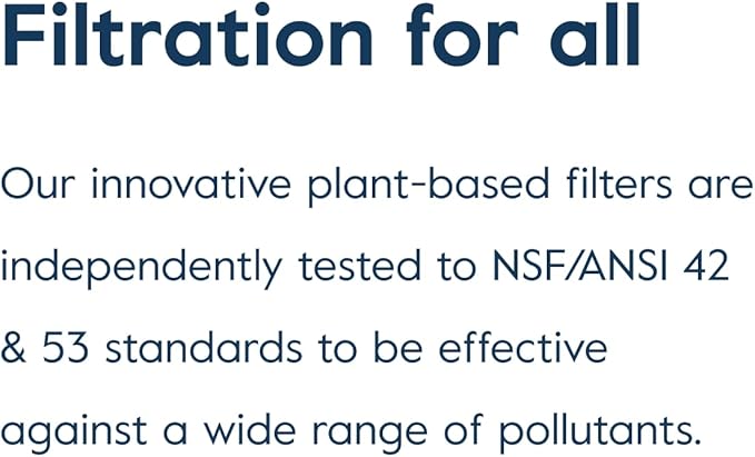 LARQ Pitcher Filter 4-pack, Advanced Carbon Filters, Removes Lead, Mercury and More, Good for 8 Months