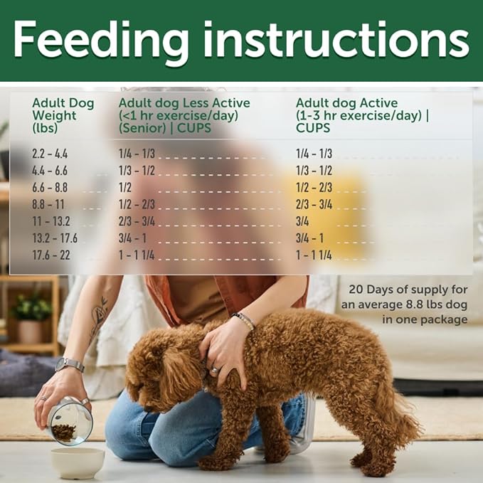 Nature's Protection Dry Dog Food for Small Breed - High Protein, Grain Free, Tear Stain Formula - Dog Kibble for Adult Dogs with Red Fur (Superior Care - Lamb, 3.3 lb)