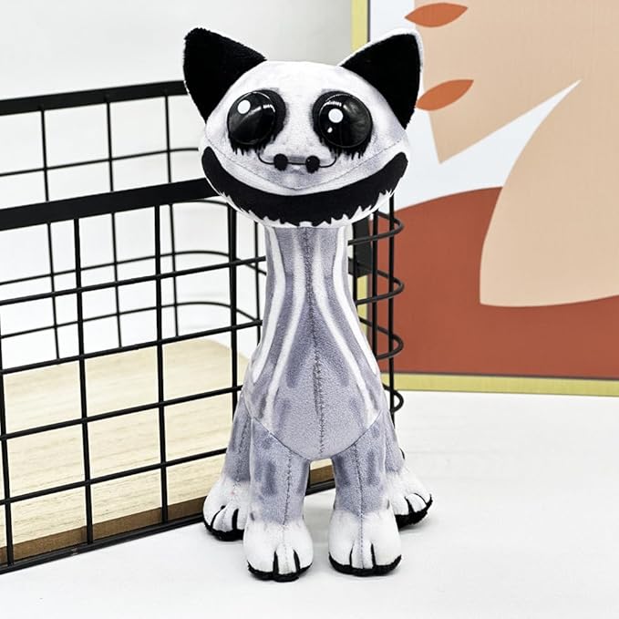 Zoonomaly Smile cat Plush Toy,Horror Game Plush Toy Makes a Great Gift for Fans and Friends Pillow Cosplay Cute Fans Collection Gift（Smile Cat）