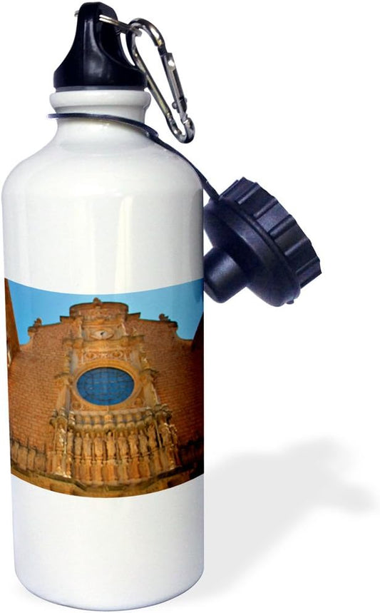 3dRose Yorkshire Terrier Looking up at You Sports Water Bottle, 21oz, Multicolored