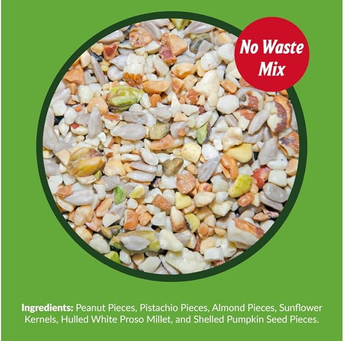 Lyric Fine Tunes Wild Bird Seed - No Waste Bird Food Mix - Attracts Bluebirds, Finches, Chickadees & More - 5 lb bag
