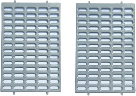 Saguaro Acres Rabbit and Small Animal Cage Resting Mat for Wire Floored Cages 2 Pack (Gray)