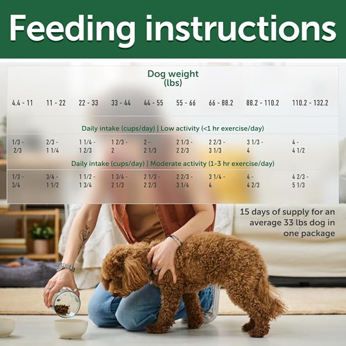 Nature's Protection Dry Dog Food for Small, Medium & Large Breed - High Protein, Grain Free Tear Stain Diet - Dog Kibble for Puppy & Adult Dogs with Red Fur (Superior Care - Lamb, 8.8 lb)