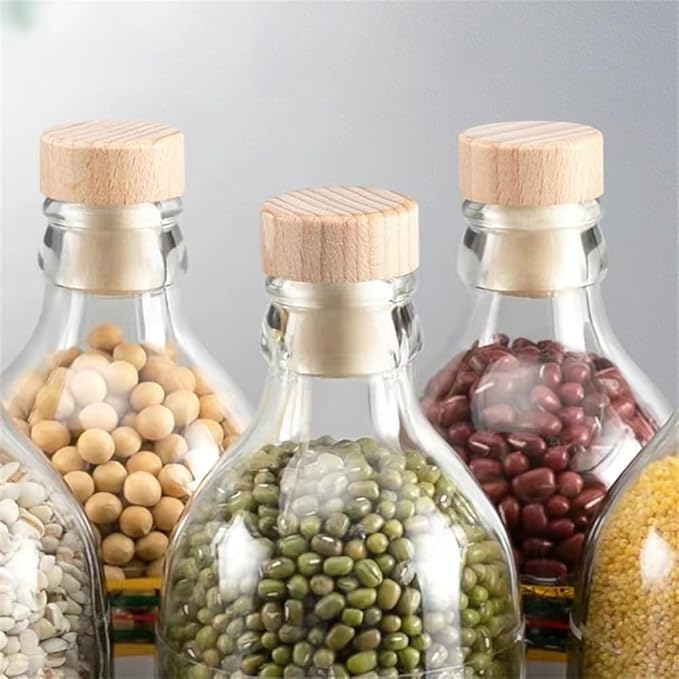 8-Piece Wine Bottle Stopper T-Shaped Bottle Stopper, Reusable Wine Bottle Stopper, Wooden And Rubber Bottle Stopper, Sealing Stopper, Beer Bottle Stopper Process, 1.2*0.86 inch