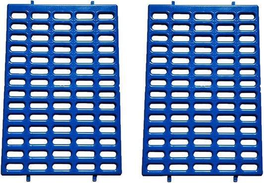 Saguaro Acres Rabbit and Small Animal Cage Resting Mat for Wire Floored Cages 2 Pack (Blue)