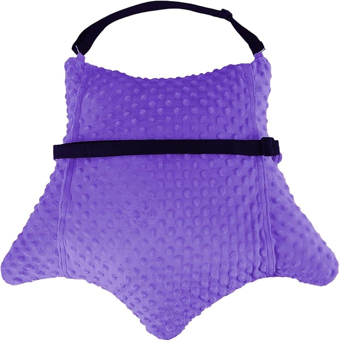 Hysterectomy Pillow with Pocket for Ice/Hot Packs, Abdominal Surgery Recovery Pillow for Women, Post-Surgery Support Cushion(Purple)