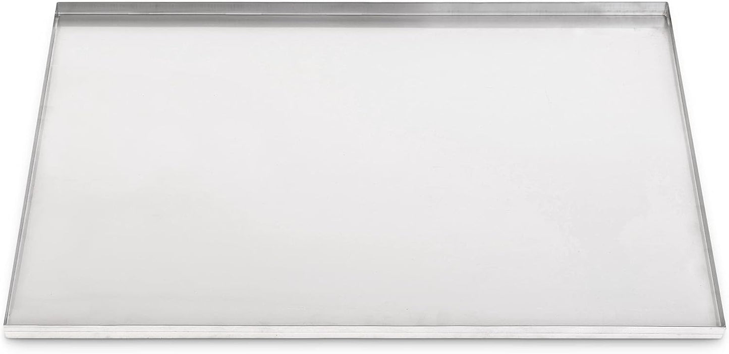 47.25" X 29.38" Metal Replacement Dog Crate Pan Chew Proof Crack Proof Pet Kennel Tray Central Dog Training Crate Pan Pet Supplies, Galvanized, 1" H