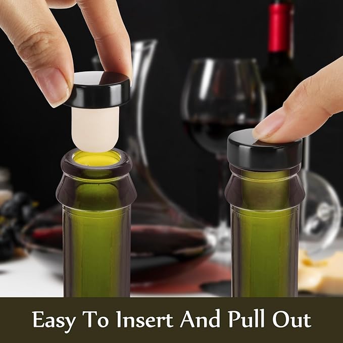Wine Bottle Corks T Shaped Cork Plugs for Wine Cork Wine Stopper Reusable Wine Corks Sealing Plug Bottle for Wine Beer Bottles DIY Craft (48pcs T-shaped)