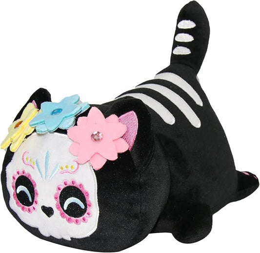 Skeleton Mee-Meow Stuffed Animal Plush, Food Plushies, Cute Anime Cartoon Stuffed Animal Figure Toy Plush Pillow Gift for Kids and Festival Gift