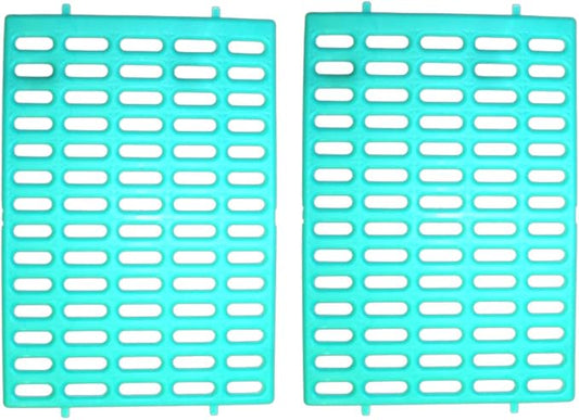 Saguaro Acres Rabbit and Small Animal Cage Resting Mat for Wire Floored Cages 2 Pack (Teal)