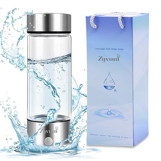 Hydrogen Water Bottle | Hydrogen Water Generator, Machine | Hydrogenated Water Bottles for Optimal Hydration in Home, Office, and Travel |Portable, Rechargeable
