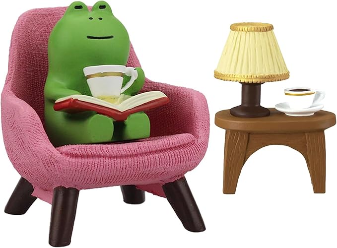 Mini Frog Figurines Frog Figurine Table Kit Frog Decor Desk Accessories for Home Office