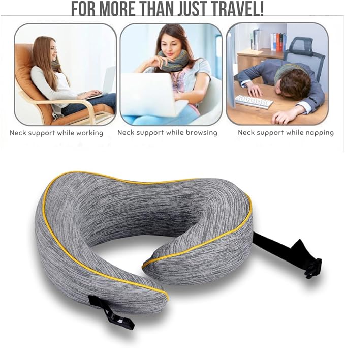 New 2024 flight essentials | Travel Pillows For Airplanes | Long Flight Must Haves, Travel Essentials for Flying Overseas | 360 plane pillow, Airplane Neck Pillow | Adult and Kids travel pillow