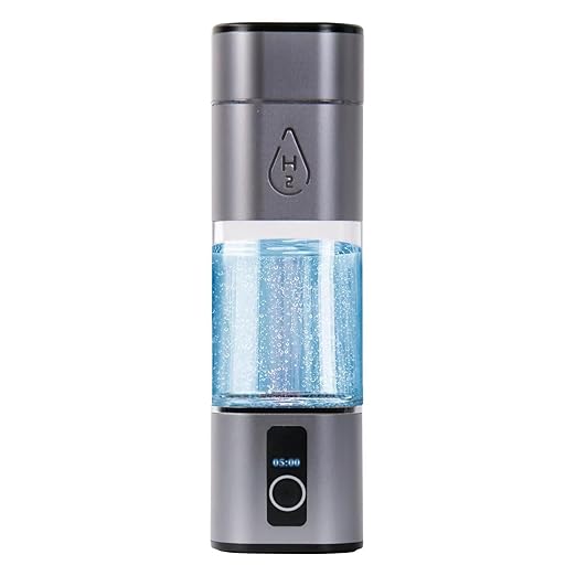Hydrogen Water Bottle, Portable Hydrogen Water Bottle Generator with 5000ppb Hydrogen Water Ionizer Machine