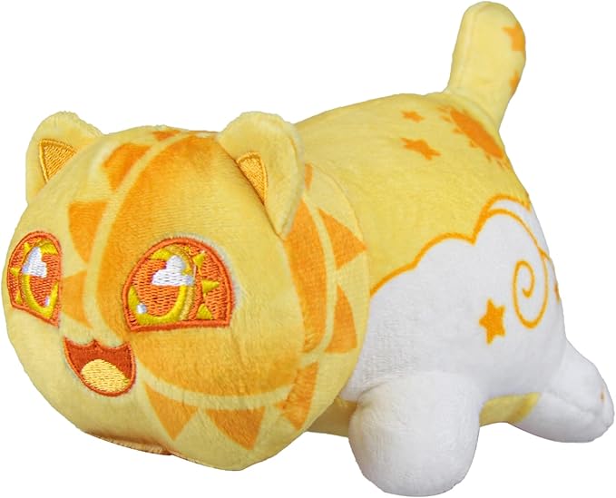 Sun Cat Mee-Meow Cute Anime Cartoon Cat Stuffed Animal Figure Toy Plush Pillow