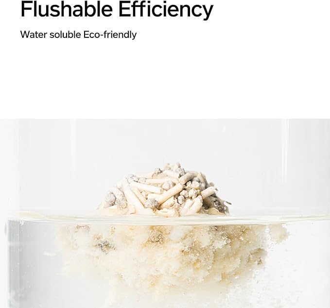 pidan Mix Cat Litter,Tofu Cat Litter with Bentonite 70%:30%,Absorbent and Fast Drying,Flushable Tofu Litter,Selected Quality Pea Dregs,5-Fold Water Absorption,Strong Clumping（5.3lb×2bags）