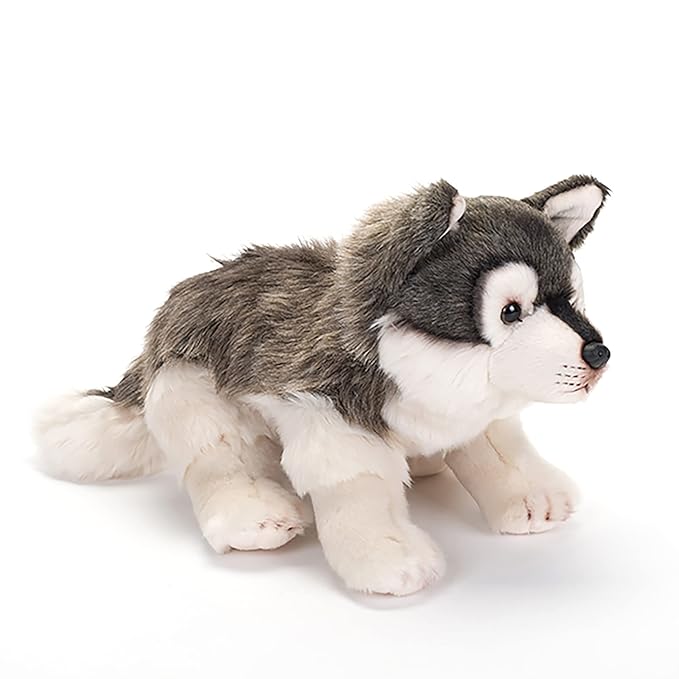 Nat and Jules Waiting Large Wolf Friend Children's Plush Stuffed Animal Toy