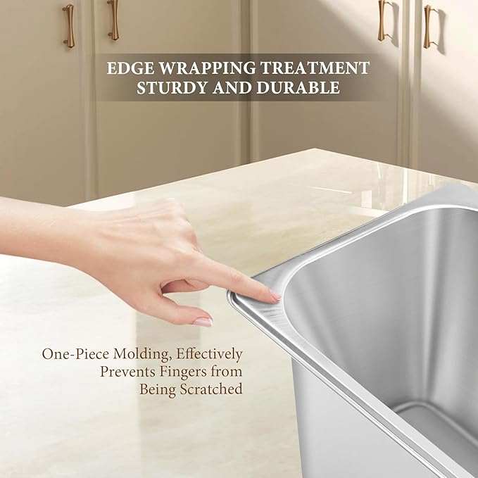 Ice Bucket, Stainless Steel Ice Buckets for Parties for Wine Beer Champagne Large Size Beverage Tub, Ice Cube bin for Storing ice Cubes