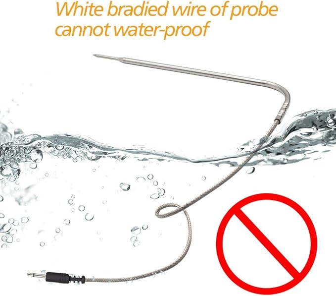 Inkbird Bluetooth Grill BBQ Meat Thermometer with Dual Probes Digital Wireless Grill Thermometer, Timer, Alarm,150 ft Barbecue Cooking Kitchen Food Meat Thermometer for Smoker, Oven, Drum