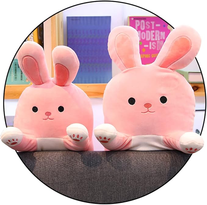37.40'' Giant Bunny Stuffed Animals Bunny Plush Pillow Toy Cute Cartoon Soft Long Body Sleeping Pillow Gift for Kids Girlfriend(Pink)
