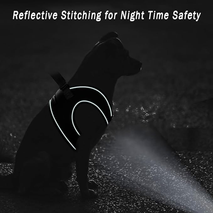 Comfort Fit Dog Harness – Adjustable No-Pull Vest for Small, Medium & Large Dogs – Soft Padded Step-in Design for Easy Control – Ideal for Walking, Running & Training – All-Weather Premium Dog Vest