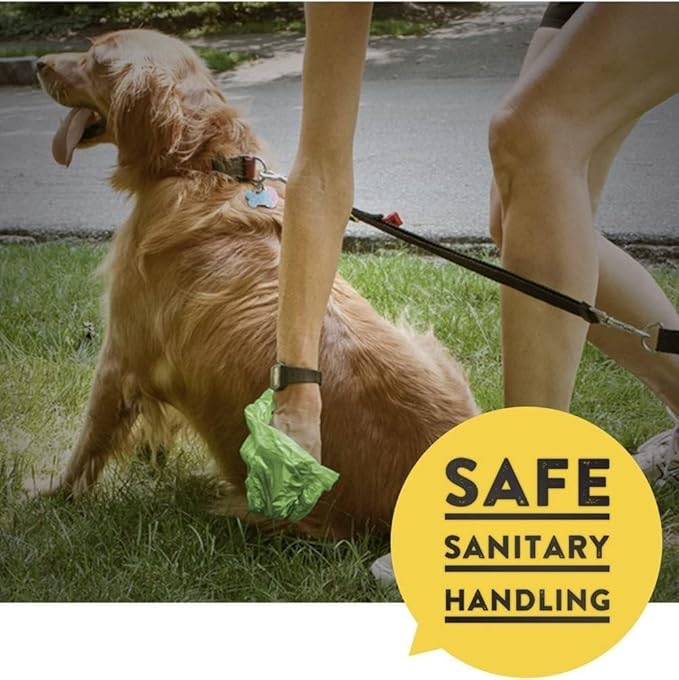 Dog Poop Bags, Dog Waste Bags Unscented Refill Rolls