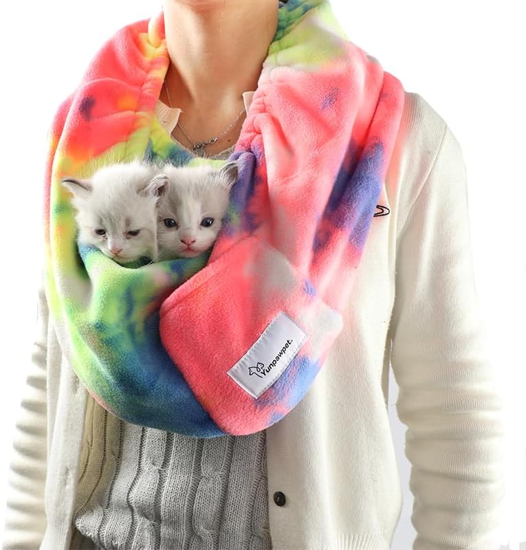 Small Animal Carrier – Hands-Free Pet Bonding Pouch for Small Pets Under 5 lbs, Bearded Dragon Carrier Sling, Guinea Pig Carrier for Sugar Glider, Chinchilla, Bird – Ferret Sling Carrier(Fruits)