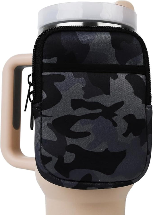 MLKSI Water Bottle Zipper Pouch for Stanley Cup Accessories, Cute Storage Bags for Stanley Tumbler with Handle, Gym Accessories for Simple Modern 40 oz Tumbler with Handle Stanley Bottle