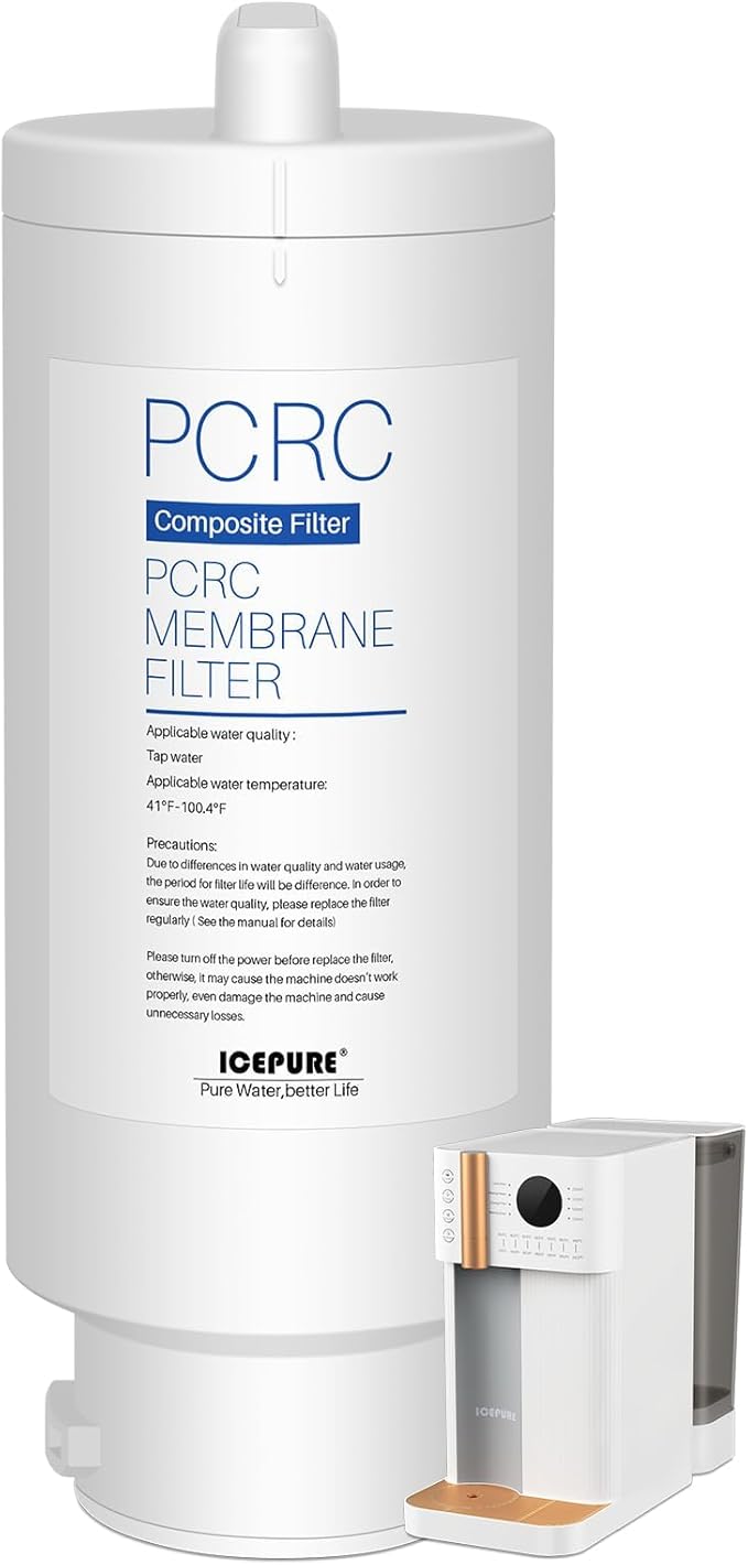 ICEPURE WFC002-01 Filter Replacement Cartridge, Replacement for ICEPURE Countertop Reverse Osmosis Water Filtration System, 4 Stage Purified Tap Water, Removes 99.99% PFAS&PFOA&PFOS, 12 Months, 1 Pack