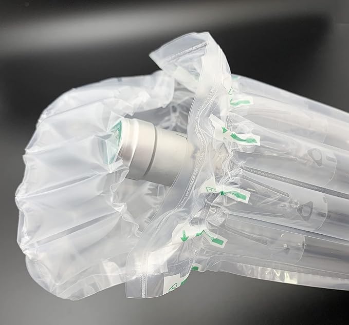 50 Pack Wine Bottle Protectors Inflatable Cushion Bags With Pump, Cushioning Wrap For Wine Bottles Airbag Packaging For Glass Bottles In Suitcase, Airplane, Express Delivery, Air Column Cushioning