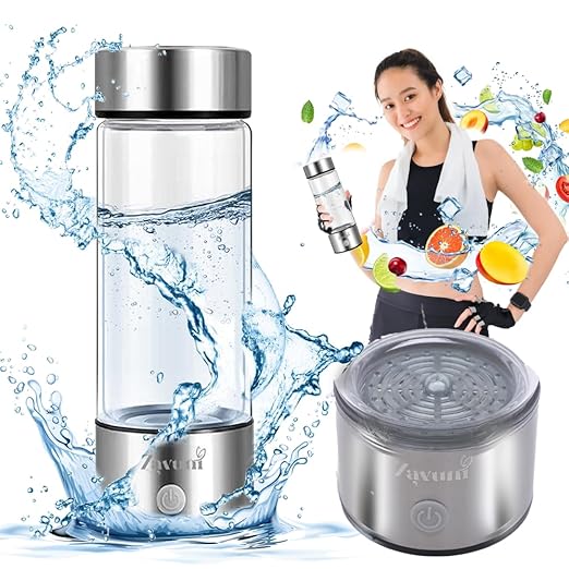 Hydrogen Water Bottle | Hydrogen Water Generator, Machine | Hydrogenated Water Bottles for Optimal Hydration in Home, Office, and Travel |Portable, Rechargeable