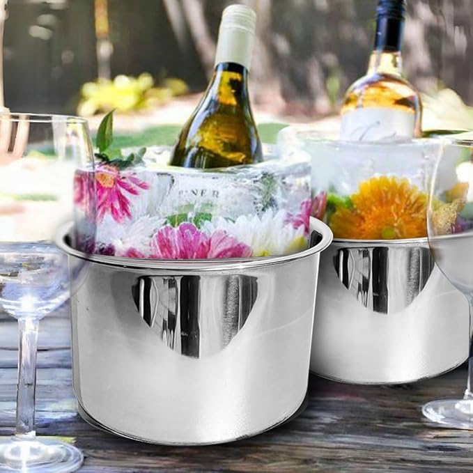 Ice Mold Wine Bottle Chiller DIY Ice Bucket for Champagne Wine Whisky Cocktail Beer Drink Party Wedding Festival Halloween Holiday Bar