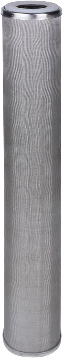 Amwater Stainless Steel Re-Cleanable Wire Mesh Filter Cartridge 20 "Length,2.5 "OD(10 Micron)