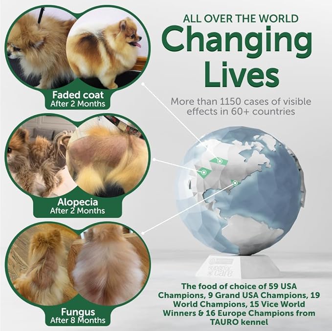 Nature's Protection Dry Dog Food for Small Breed - High Protein, Grain Free, Tear Stain Formula - Dog Kibble for Adult Dogs with Red Fur (Superior Care - Lamb, 3.3 lb)